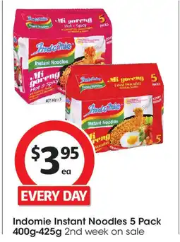 Coles Indomie Instant Noodles 5 Pack 400g-425g offer