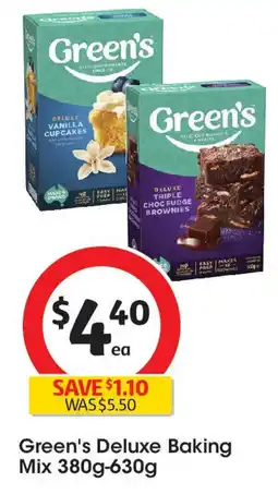 Coles Green's Deluxe Baking Mix 380g-630g offer