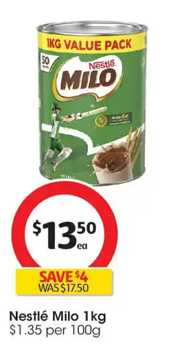 Coles Nestlé Milo offer