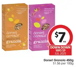 Coles Dorset Granola offer