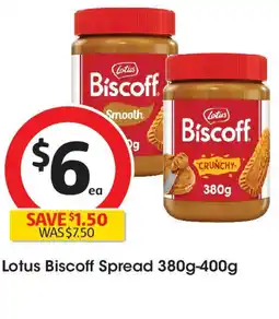 Coles Lotus Biscoff Spread 380g-400g offer