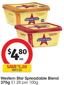 Coles Western Star Spreadable Blend offer