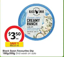 Coles Black Swan Favourites Dip 180g-200g offer