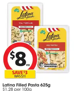 Coles Latina Filled Pasta offer