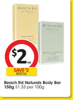 Coles Beach Rd Naturals Body Bar offer