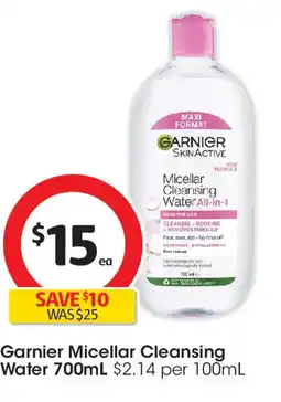 Coles Garnier Micellar Cleansing Water offer