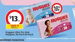 Coles Huggies Ultra Dry Bulk offer