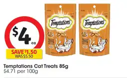 Coles Temptations cat treats offer