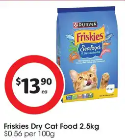 Coles Friskies dry cat food offer