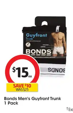 Coles Bonds men's guyfront trunk offer