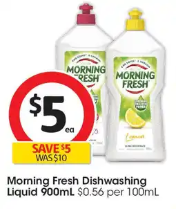 Coles Morning fresh dishwashing liquid offer