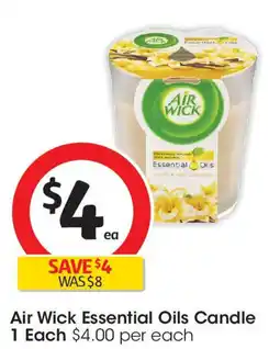 Coles Air wick essential oils candle offer
