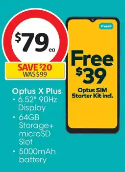 Coles Optus X Plus offer