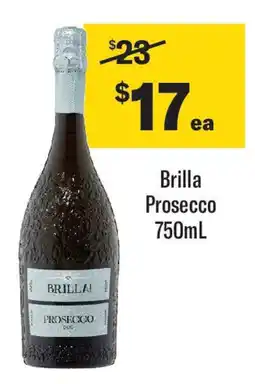 Coles Brilla prosecco offer