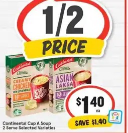 IGA Continental cup a soup offer