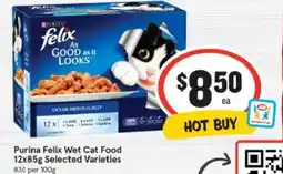 IGA Purina felix wet cat food offer