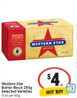 IGA Western star butter block offer