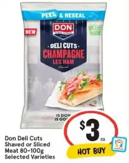 IGA Don deli cuts shaved or sliced meat offer