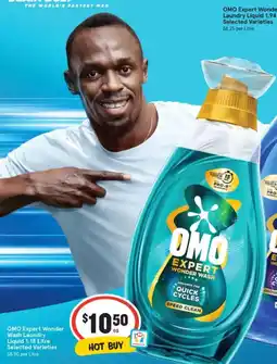 IGA Omo expert wonder wash laundry liquid offer
