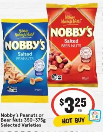 IGA Nobby's peanuts or beer nuts offer