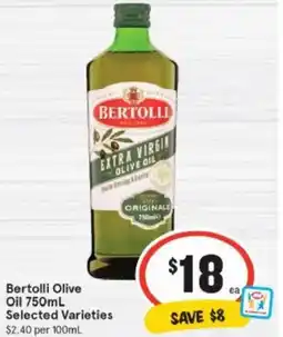 IGA Bertolli olive oil offer