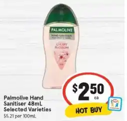 IGA Palmolive hand sanitiser offer