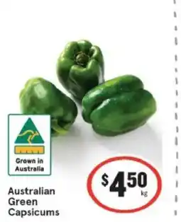 IGA Australian green capsicums offer