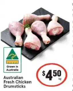 IGA Australian fresh chicken drumsticks offer