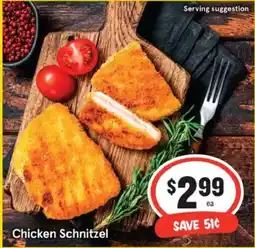 IGA Chicken schnitzel offer
