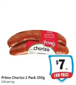 IGA Primo chorizo offer
