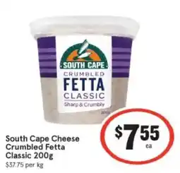 IGA South cape cheese crumbled fetta classic offer