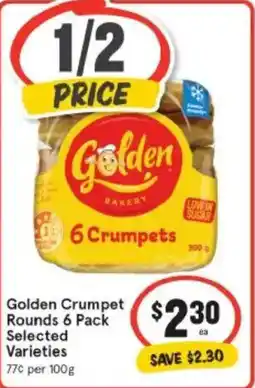 IGA Golden Crumpet Rounds offer