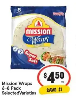 IGA Mission wraps offer