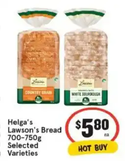 IGA Helga's lawson's bread offer