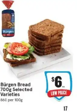 IGA Bürgen bread offer