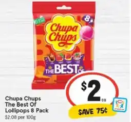 IGA Chupa chups the best of lollipops offer