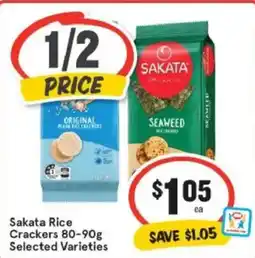 IGA Sakata rice crackers offer