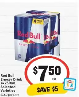 IGA Red bull energy drink offer