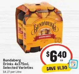 IGA Bundaberg drinks offer
