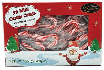 Vintage luxury mini candy canes 120g - 150g