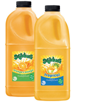 Drakes Mildura fruit drink 2lt offer