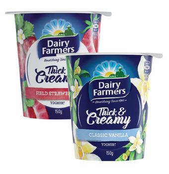 Drakes Dairy farmers thick & creamy yoghurt 150g offer