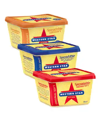 Western star spreadable butter 500g