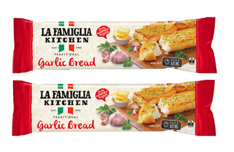 Drakes La famiglia garlic bread 400g offer