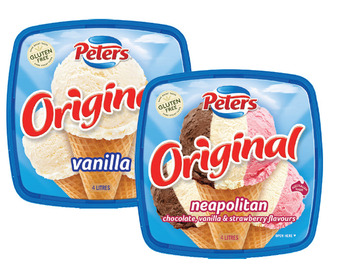 Drakes Peters original ice cream 4lt offer
