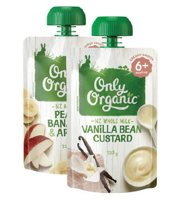 Only organic baby food pouch 120g