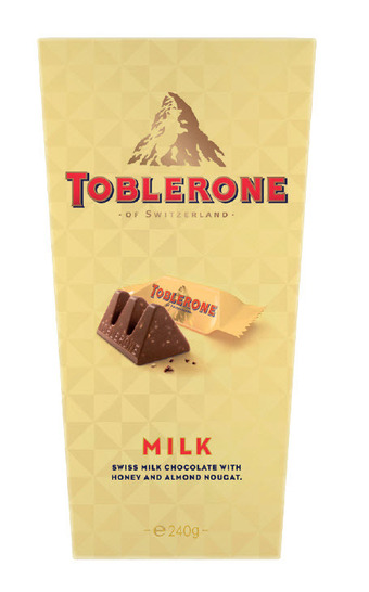 Toblerone swiss milk chocolate gift box 240g