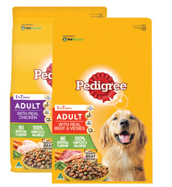 Drakes Pedigree dog food 2.5kg-3kg offer