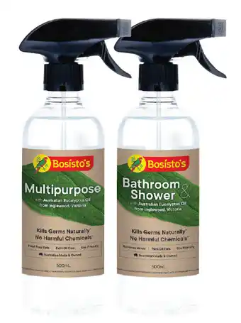 Drakes Bosisto’s bathroom & shower or multipurpose cleaner 500ml offer