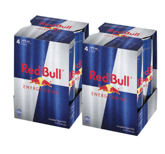 Drakes Red bull energy drink 4x250ml offer
